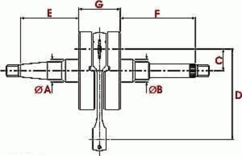 Wał Korbowy Yx110 Apollo Rxf Junior | PF 10 001 0038 - zdjęcie 3