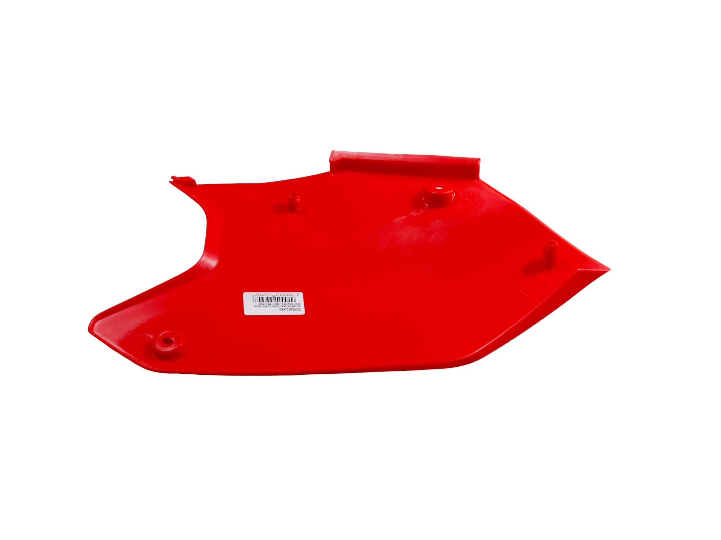 Osłona tylna boczna lewa czerwona apollo rxf freeride - zdjęcie 2