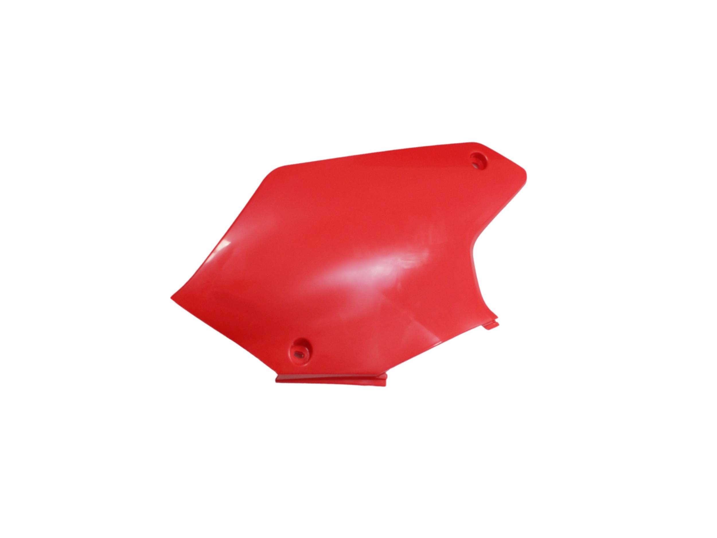 Osłona tylna boczna lewa czerwona apollo rxf open 125/140