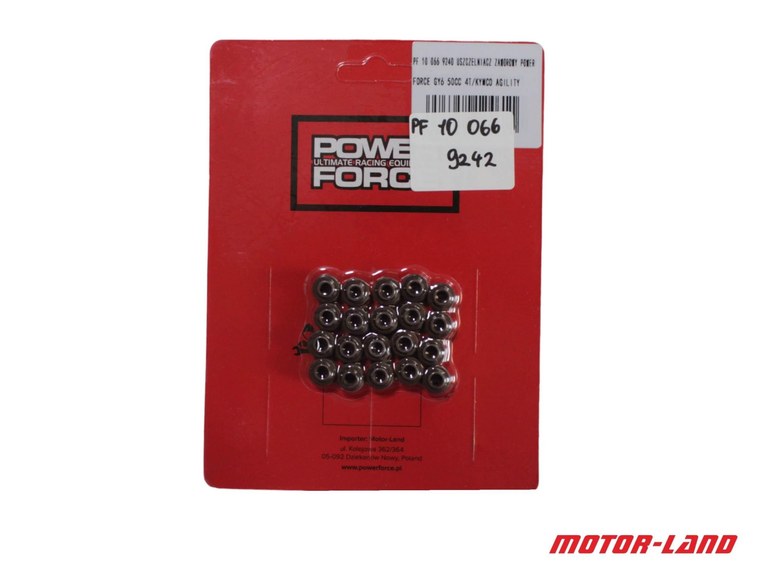 Zestaw Uszczelniaczy Zaworowych 20szt Power Force Gy6 50cc 4t Kymco Agility
