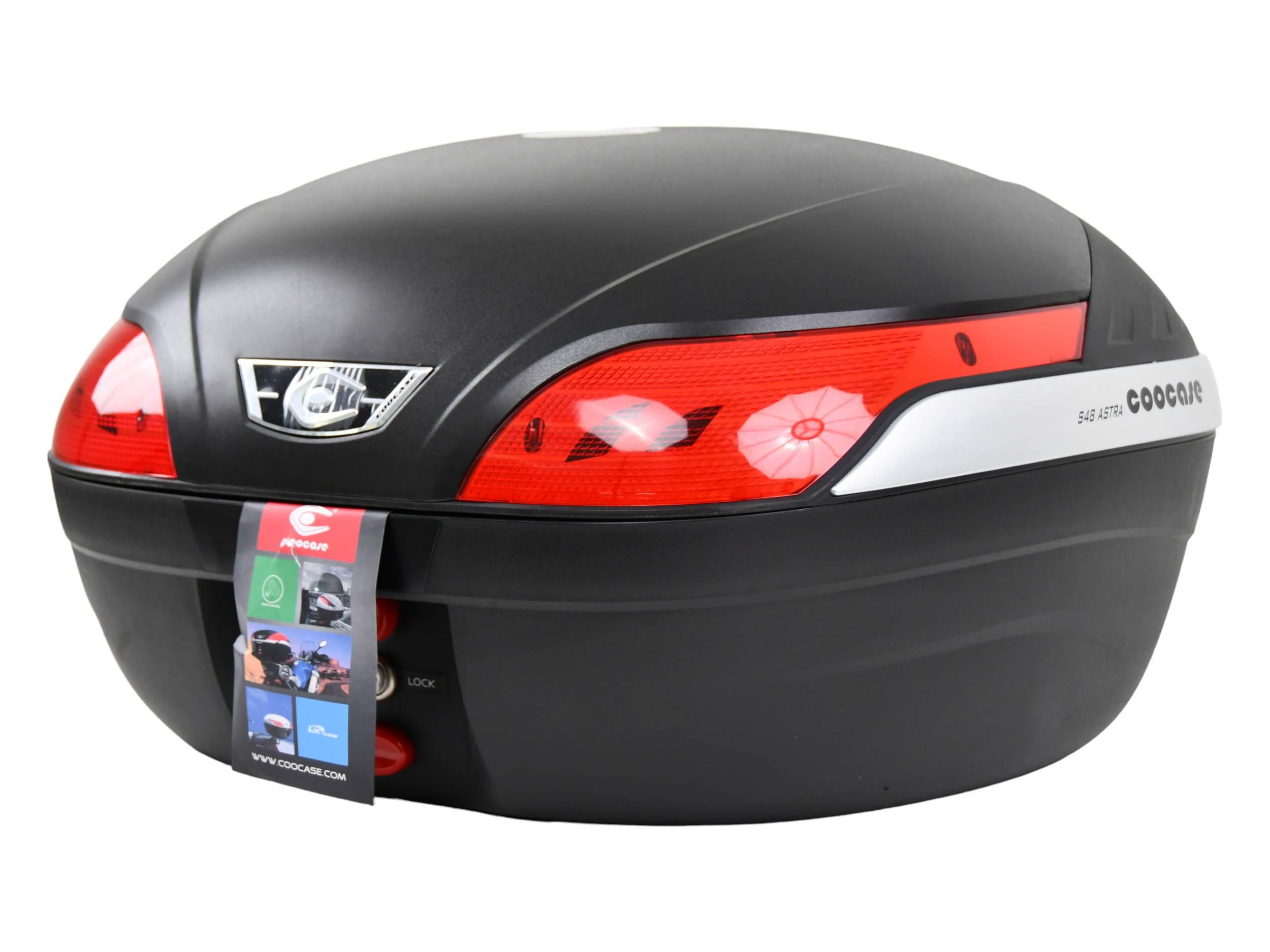 Kufer centralny coocase 48l czerwony odblask - zdjęcie 3