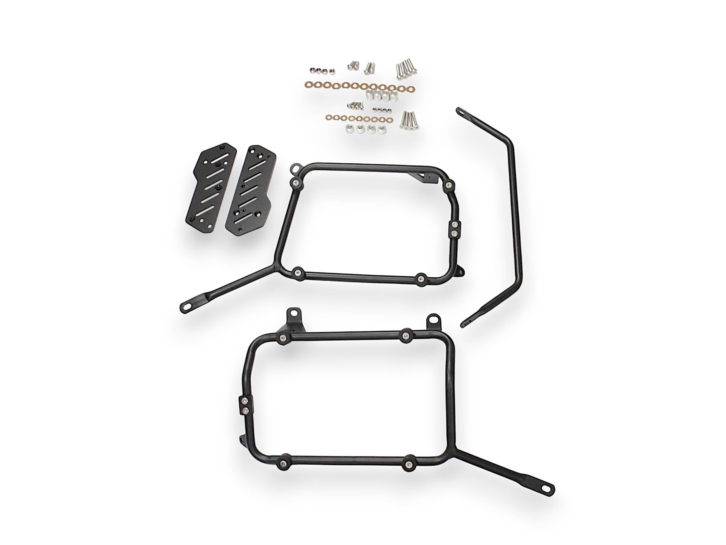 Zestaw stelaży kufer centralny boczne coocase benelli trk-502x 2018-2021 prawy kufer asymetryczny