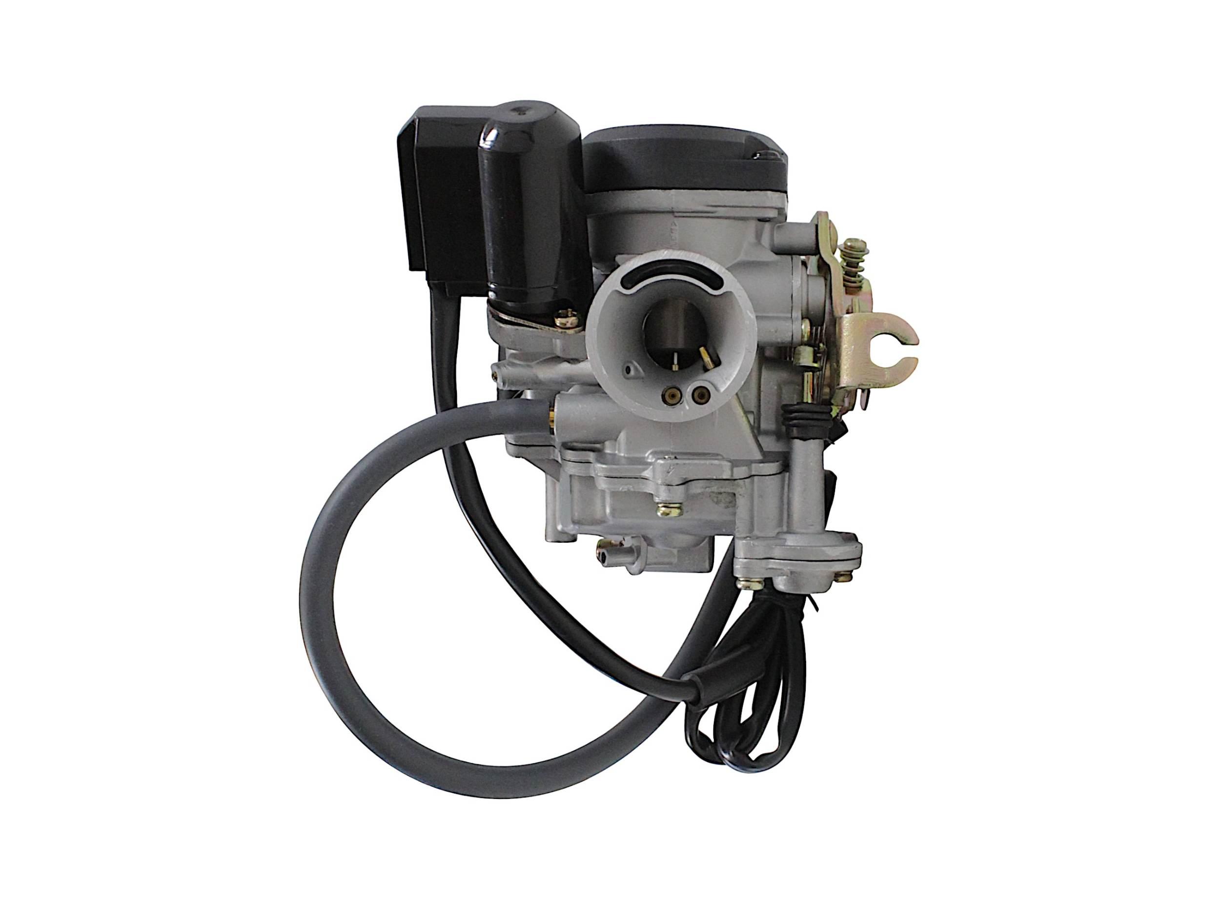 Gaźnik power force gy6 4t 50 ccm plastikowa pokrywka