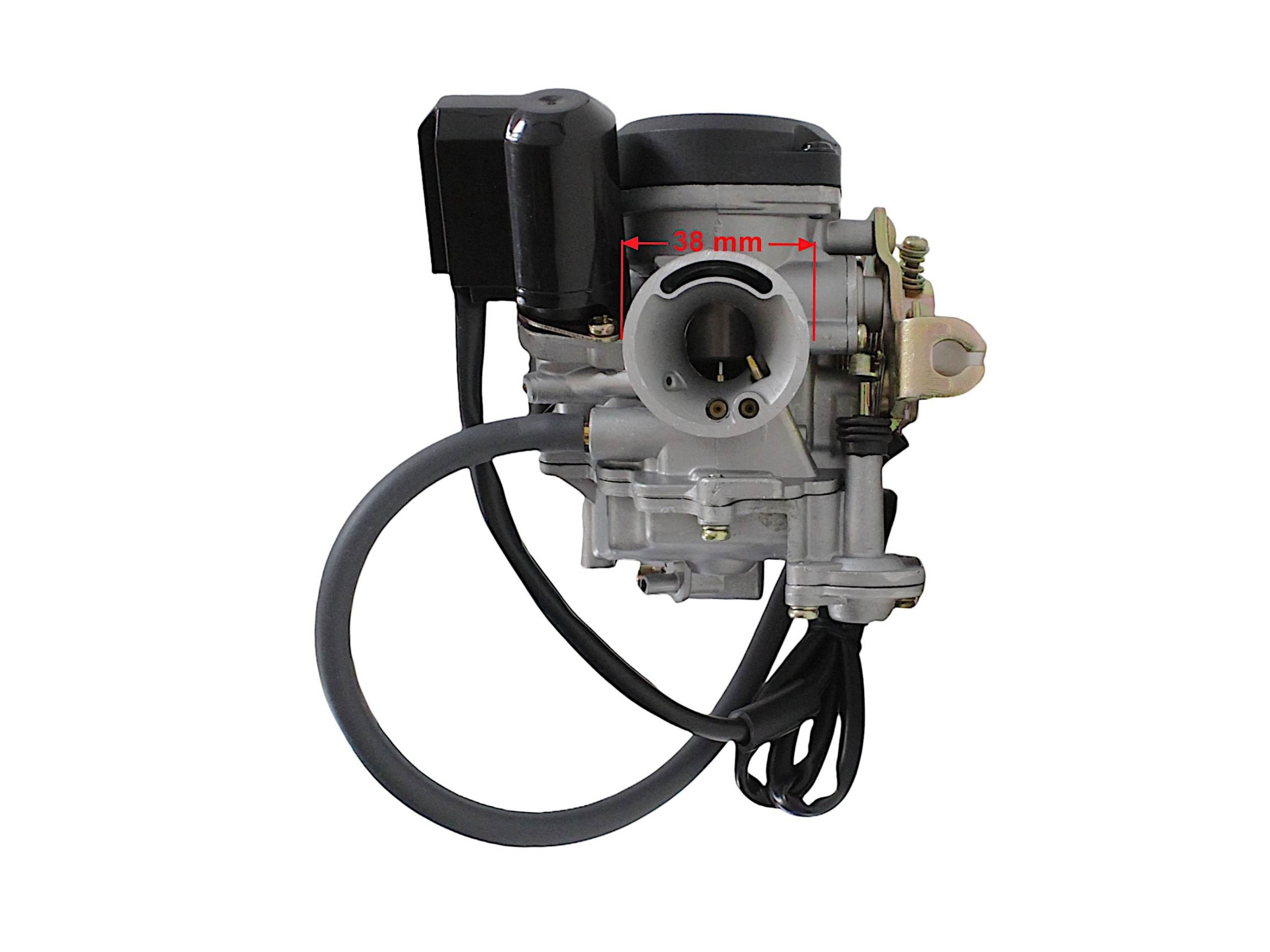 Gaźnik power force gy6 4t 50 ccm plastikowa pokrywka - zdjęcie 6