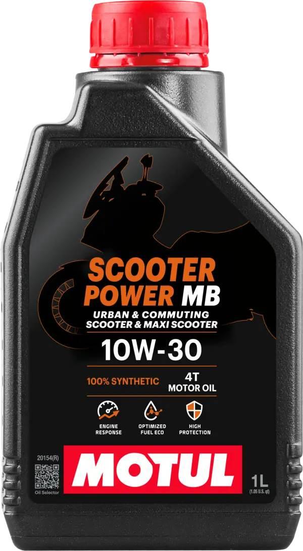 Olej silnikowy motul scooter power mb 10w30 4t syntetyczny 1l