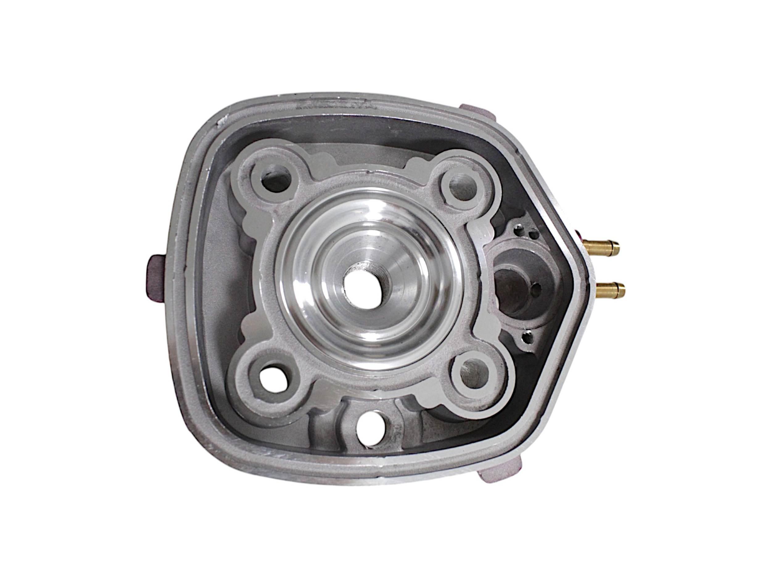 Głowica cylindra 50 ccm 2t l/c 47mm fioletowa minarelli horizontal aprilia malaguti power force - zdjęcie 3