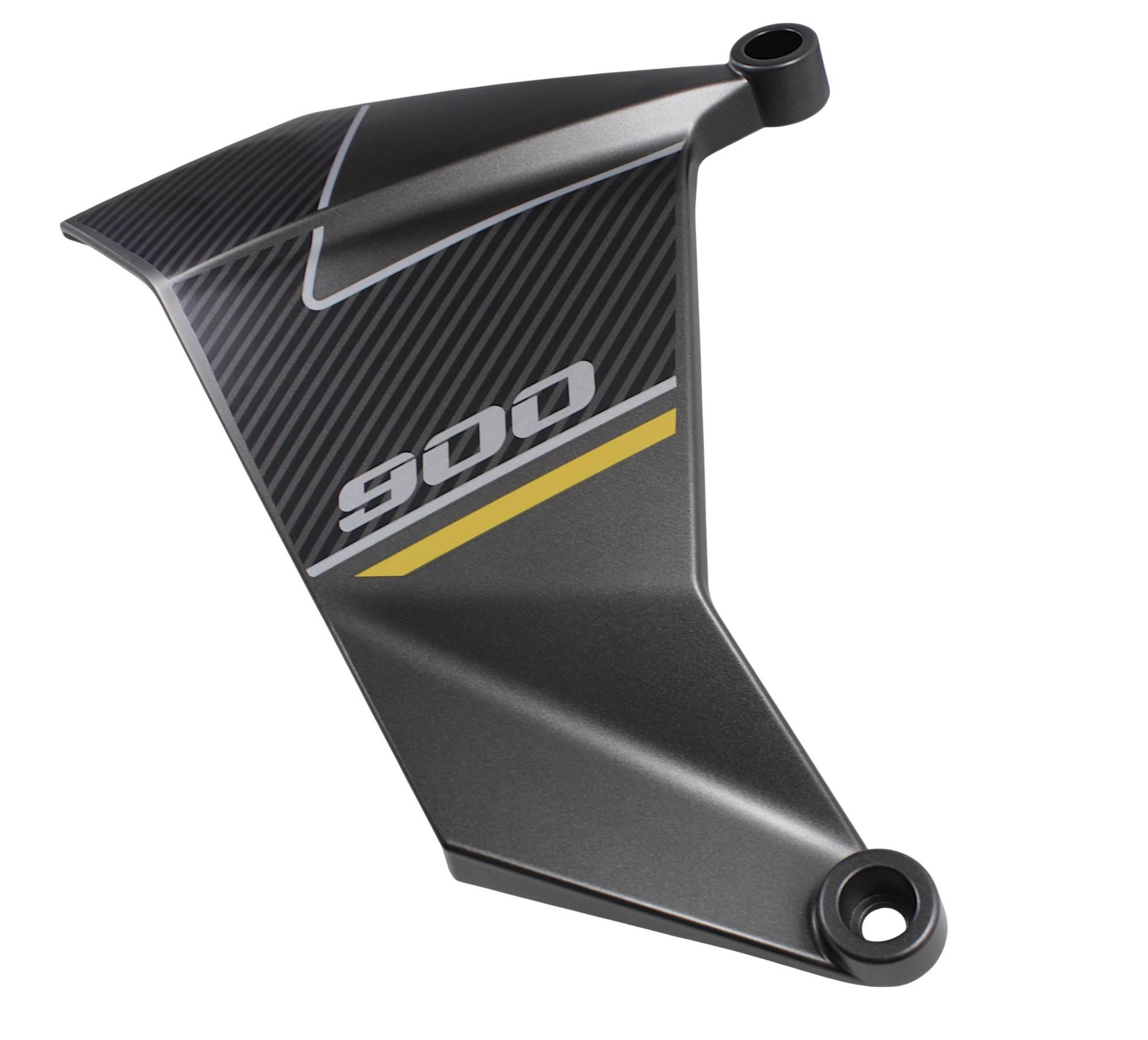 Osłona chłodnicy lewa szara srt900s srt900sx
