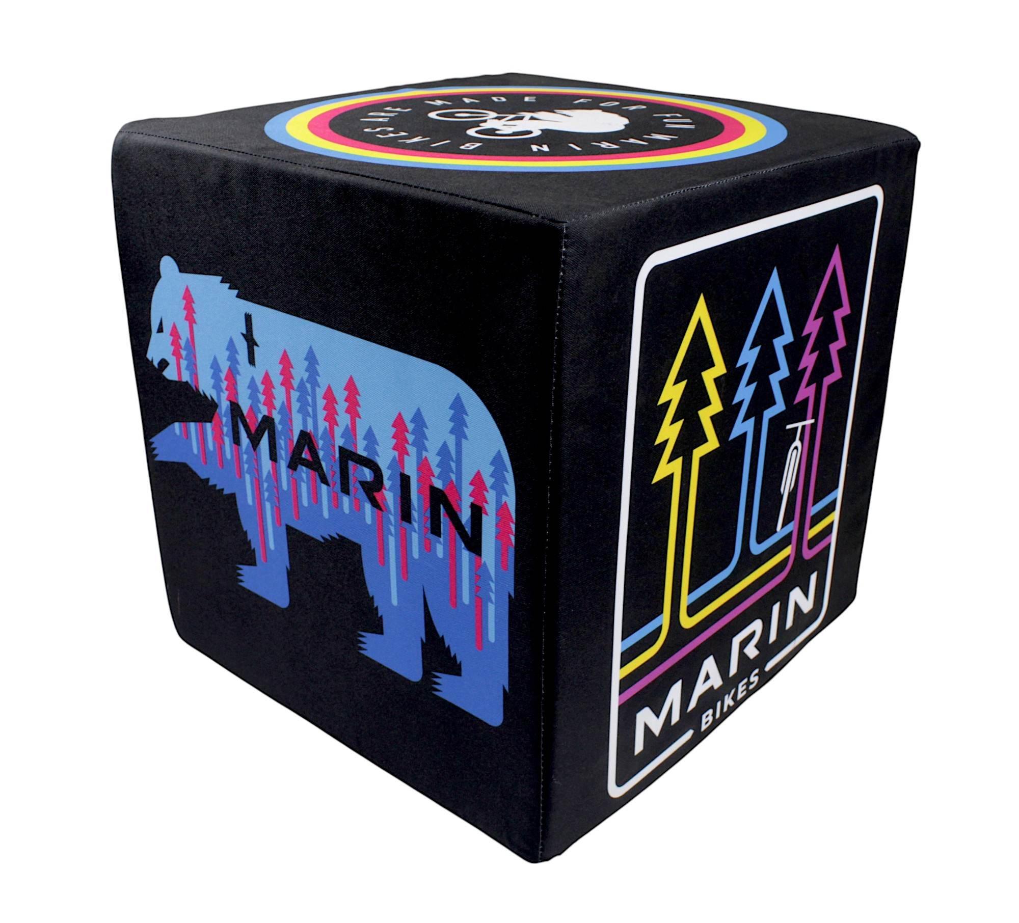 Pufa reklamowa z nadrukiem marin 40x40x40 cm - zdjęcie 2