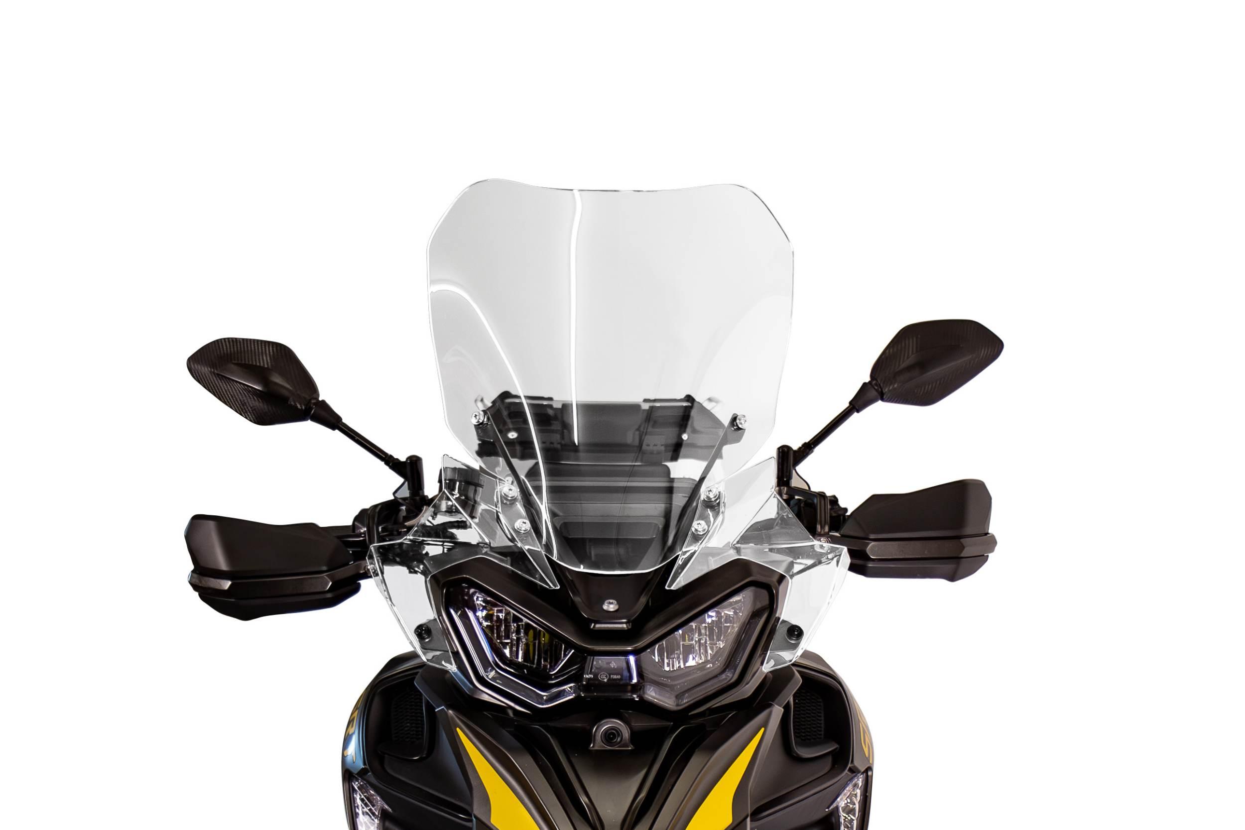 Szyba power force qjmotor srt 800/900 53cm przezroczysta - zdjęcie 2