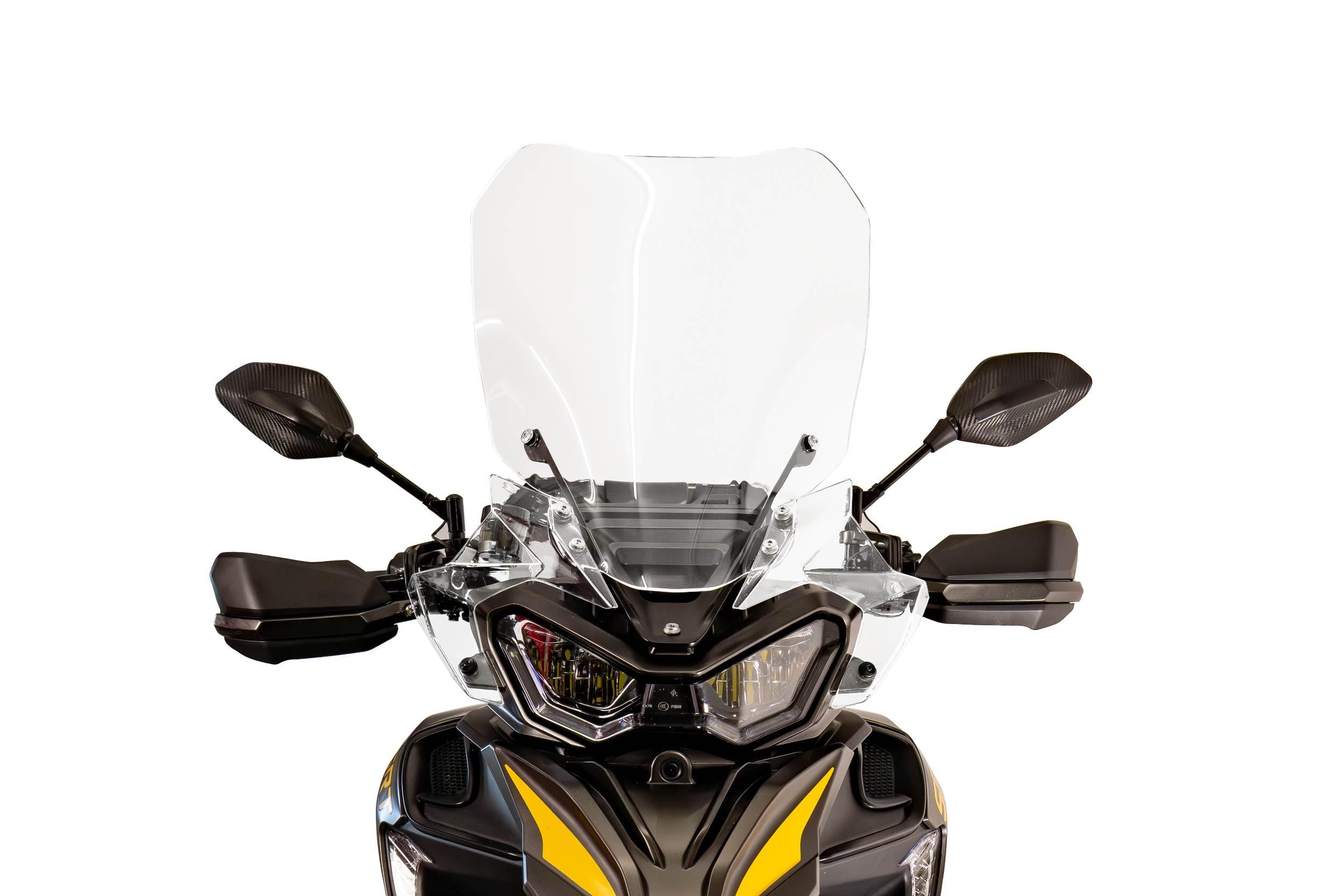 Szyba power force qjmotor srt 800/900 58cm przezroczysta - zdjęcie 2