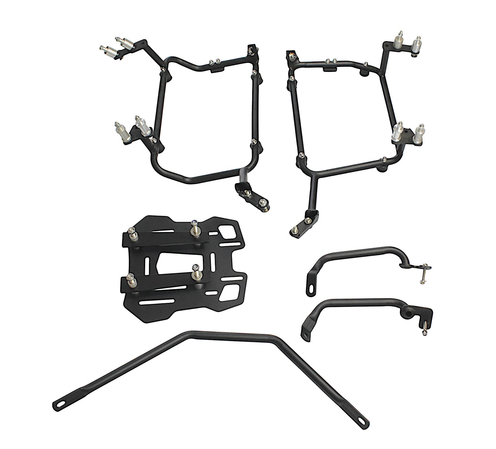 Zestaw stelaży kufer centralny boczne coocase suzuki v-strom 1050/1050 xt 2020-2021 prawy kufer asymetryczny