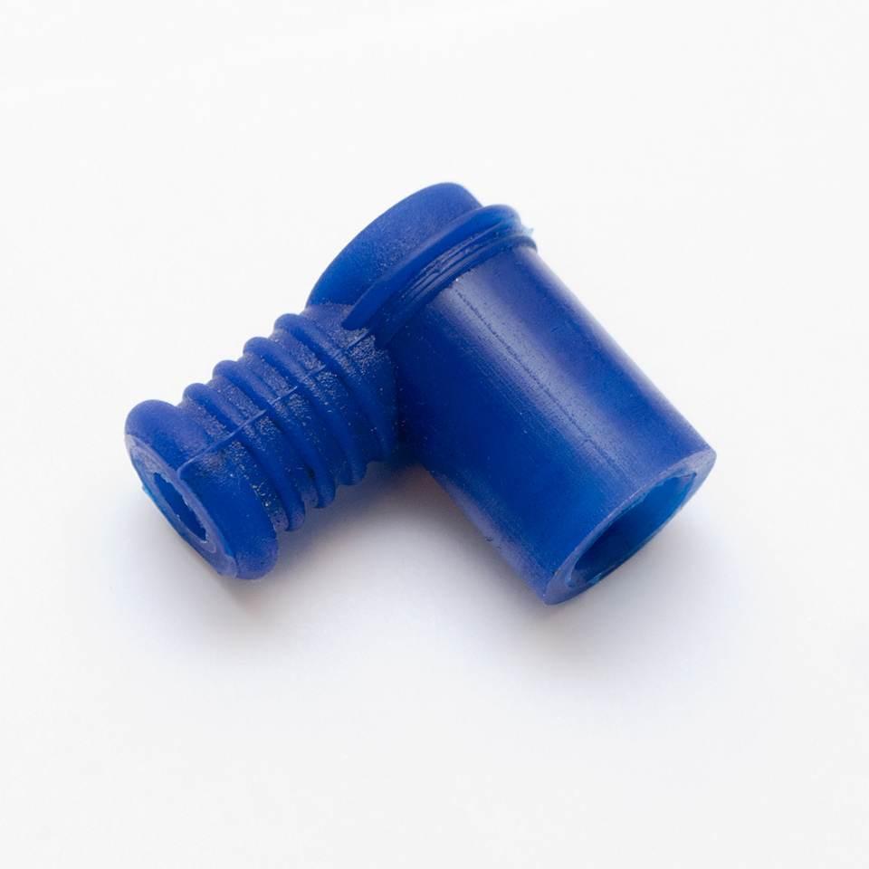 Dze Fajka Na Świece Silikonowa Krótka, Wodoodporna, Kąt 90 Stopni, Baryłka