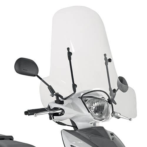 Kappa Szyba Keeway Piaggio Peugeot Sym Suzuki 50,8X66 Cm Przezroczysta 107A