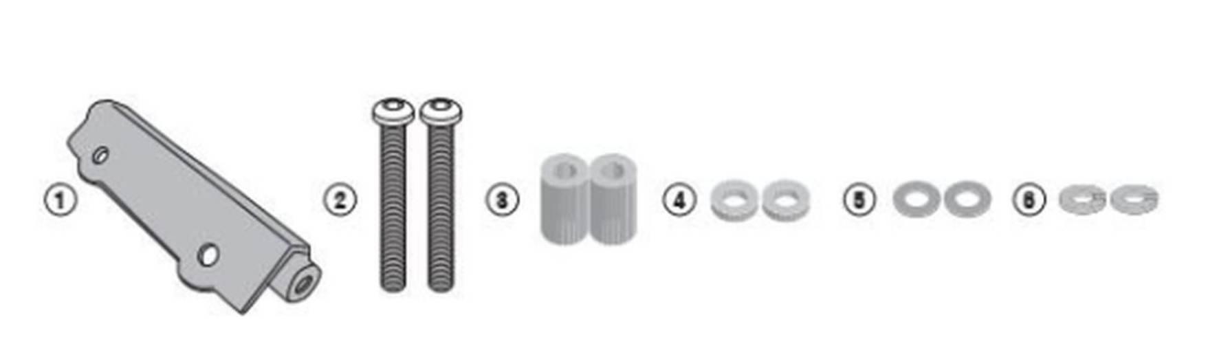 Kappa Adapter Do Zamontowania Stelaża Bocznego Klr1161 Bez Użycia Stelaża C