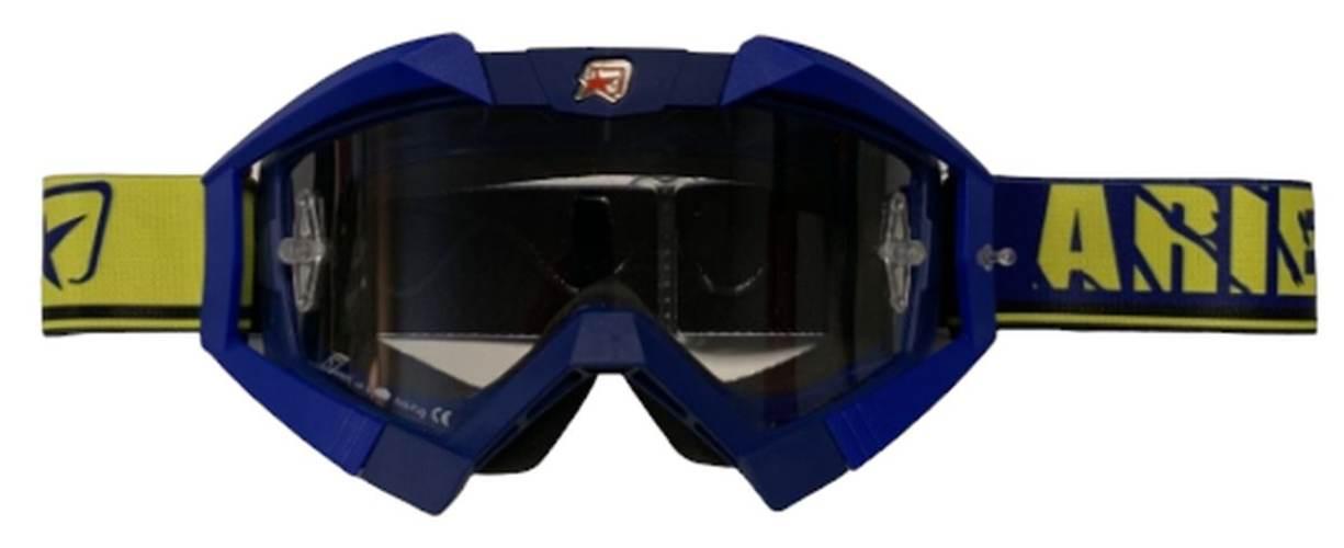 Ariete Gogle Riding Crows Basic Kolor Granatowy/Niebieski/Żółty, Szybka Ant