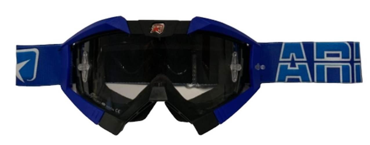 Ariete Gogle Riding Crows Basic Kolor Czarny/Granatowy, Szybka Anti Fog, An
