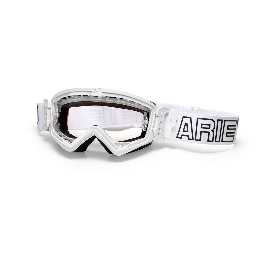 Ariete Gogle Mudmax Kolor Biały, Szybka Anti Fog, Anti Scratch, Uv, Roll-Of