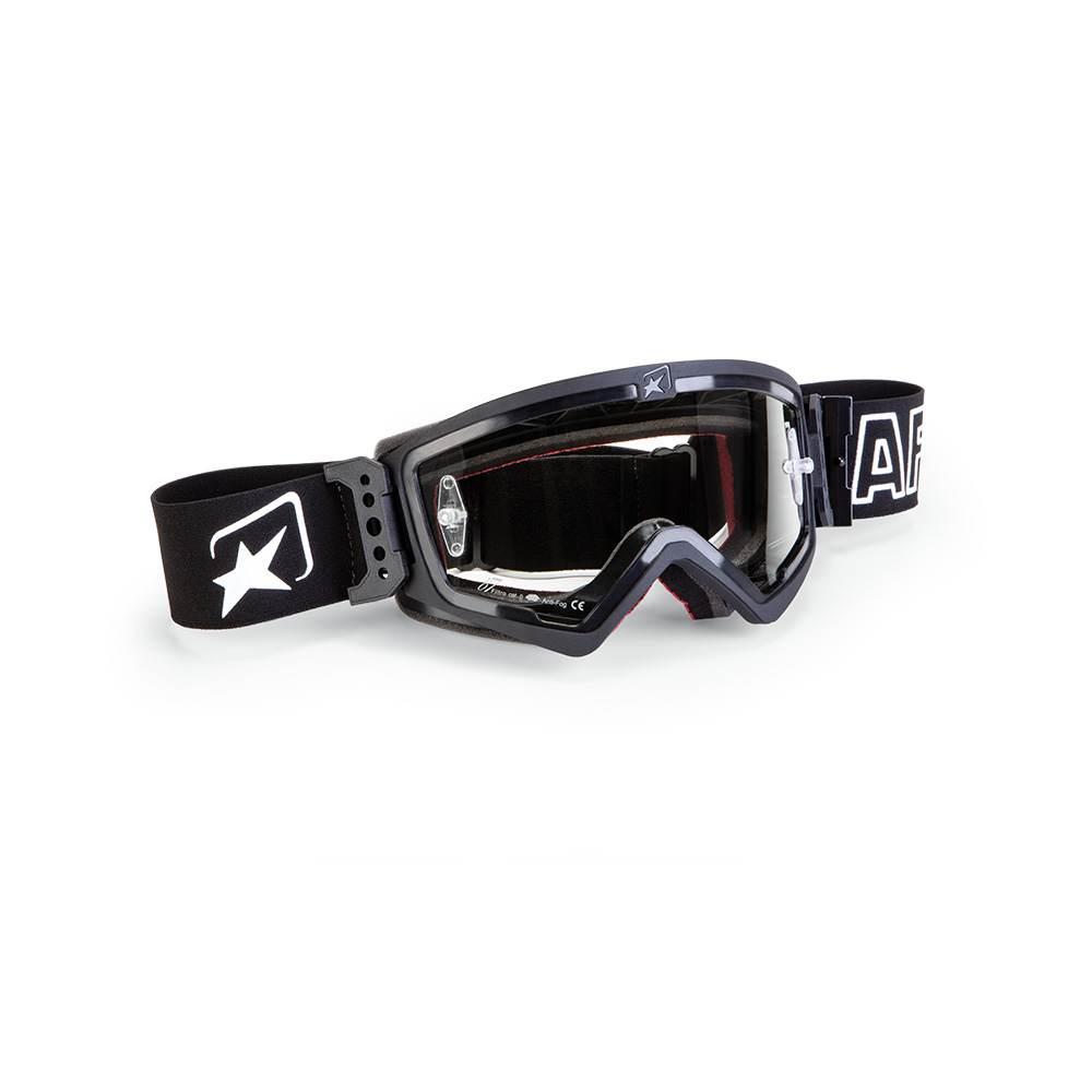 Ariete Gogle Mudmax Kolor Czarny, Szybka Anti Fog, Anti Scratch, Uv, Roll-O