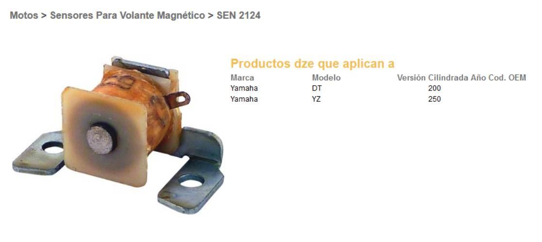 Dze Cewka Wzbudzająca Zapłon Yamaha Yz 250; Dt 200