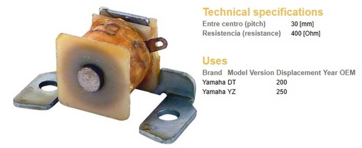 Dze Cewka Wzbudzająca Zapłon Yamaha Yz 250; Dt 200 - zdjęcie 2