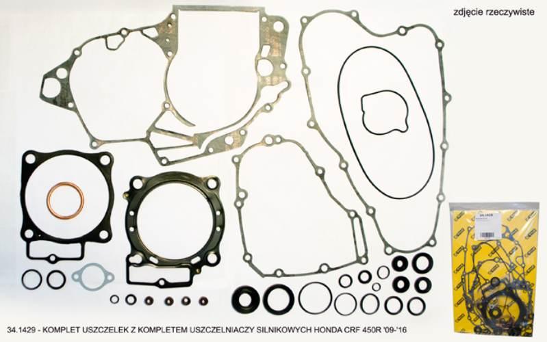 Prox Komplet Uszczelek Z Kompletem Uszczelniaczy Silnikowych Honda Crf 450R