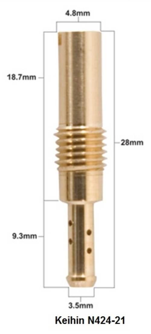Prox Dysza Wolnych Obrotów Keihin Typ N424-21 Średnica #45 1 Szt