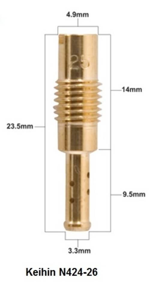 Prox Dysza Wolnych Obrotów Keihin Typ N424-26 Średnica #35 1 Szt