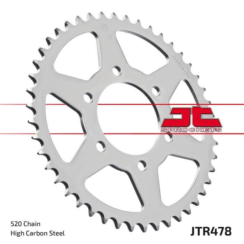 Jt Zębatka Tylna 478 43 Kawasaki Zx6R 05-13 Z750 47843Jtzbk Może Być Zastąp - zdjęcie 2