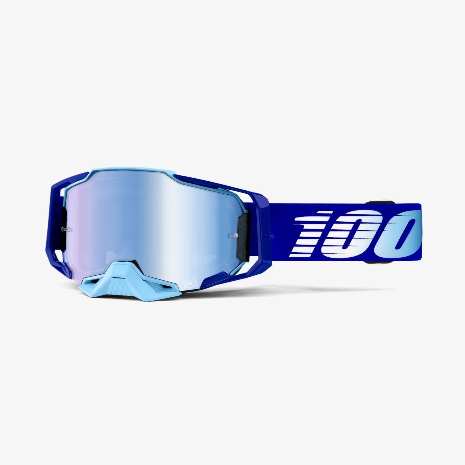 100 Procent Gogle Armega Royal - Mirror Blue Lens - Kolor Niebieski Szybka