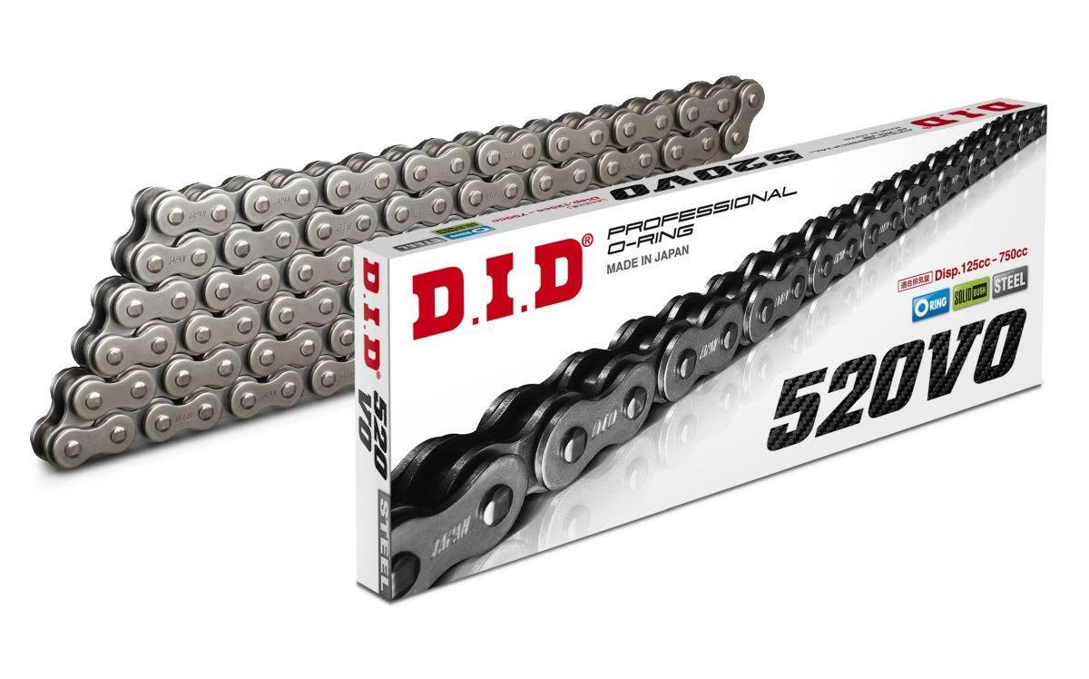 Did Łańcuch Napędowy 520V-108 108 Ogniw O-Ring Otwarty + Zapinka