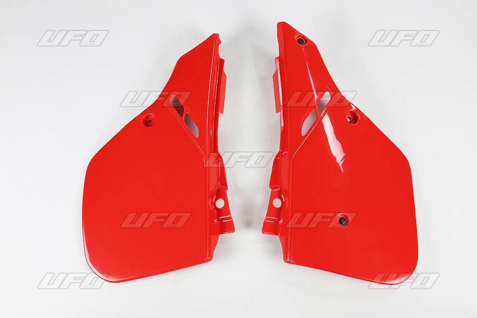 Ufo Boczki Tylne Honda Cr 125 '87-88, Cr 250 '87, Cr 500 '87-88 Kolor Czerw