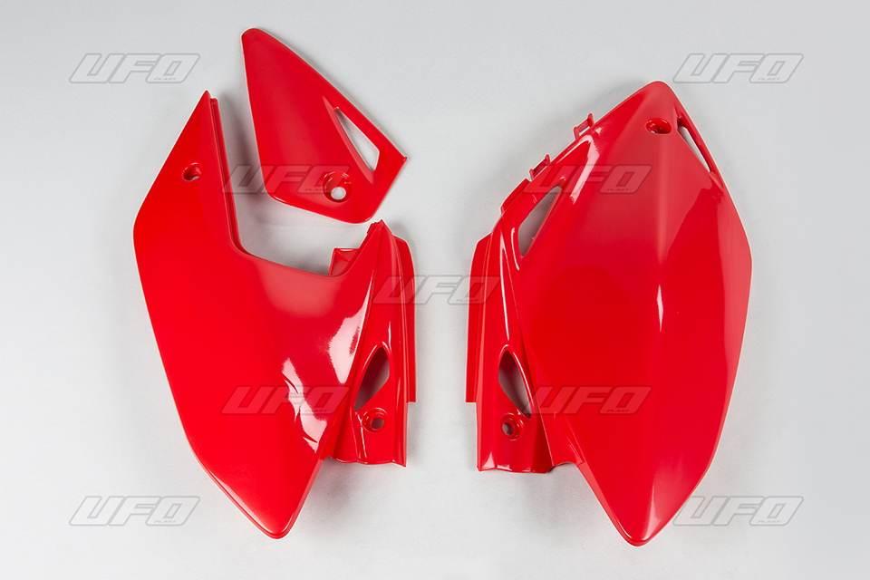 Ufo Boczki Tylne Honda Crf 450X 05-16 Kolor Czerwony