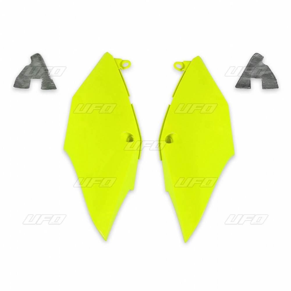 Ufo Boczki Tylne Honda Crf 250R-Rx, Crf 450R-Rx 18-19 Kolor Żółty Fluo -