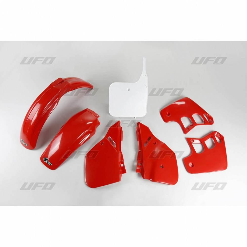 Ufo Komplet Plastików Honda Cr 250 '88-'89 Kolor Oem Czerwony/Biały Ho092E9