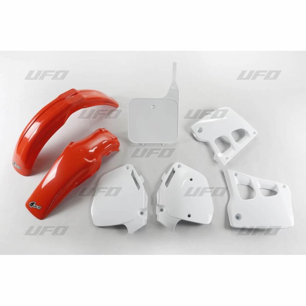 Ufo Komplet Plastików Honda Cr 125 '91-'92, Cr 250 '90-'91, Kolor Oem Czerw