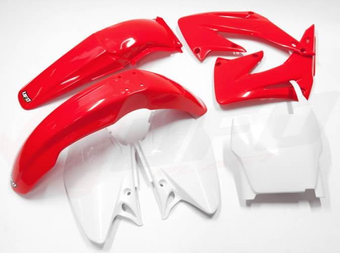 Ufo Komplet Plastików Honda Cr 125/250 '04-'07 Kolor Oem Czerwony/Biały Ho1