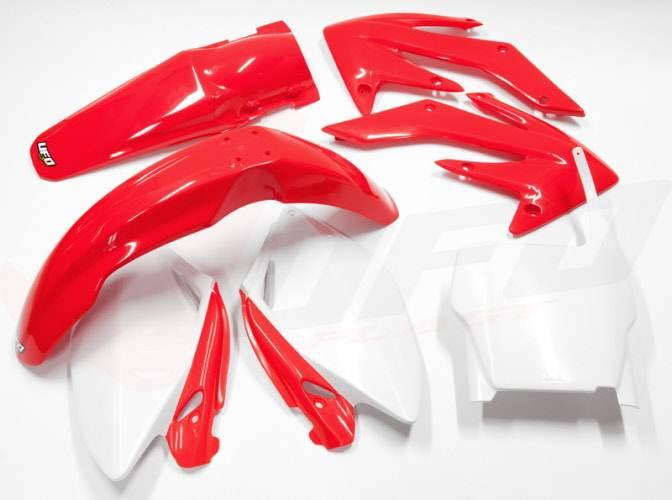 Ufo Komplet Plastików Honda Crf 250R '06-'07 Kolor Oem Czerwony/Biały Ho105