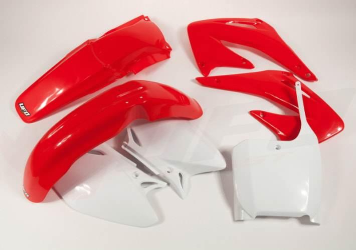 Ufo Komplet Plastików Honda Crf 450 R '02-'03 Kolor Oem Czerwony/Biały Ho10