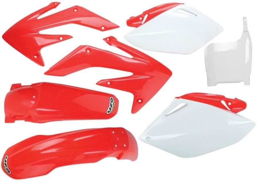 Ufo Komplet Plastików Honda Crf 450 R '05-'06 Kolor Oem Czerwony/Biały Ho10
