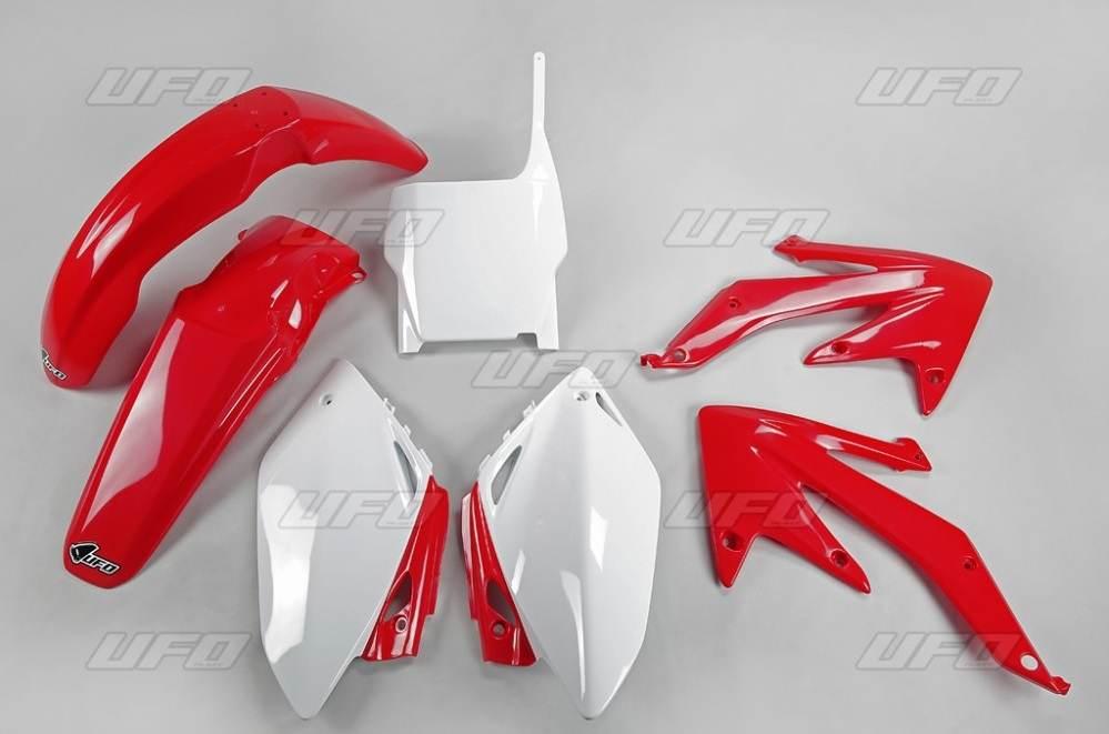 Ufo Komplet Plastików Honda Crf 450 R '07 Kolor Oem Czerwony/Biały Ho110E99