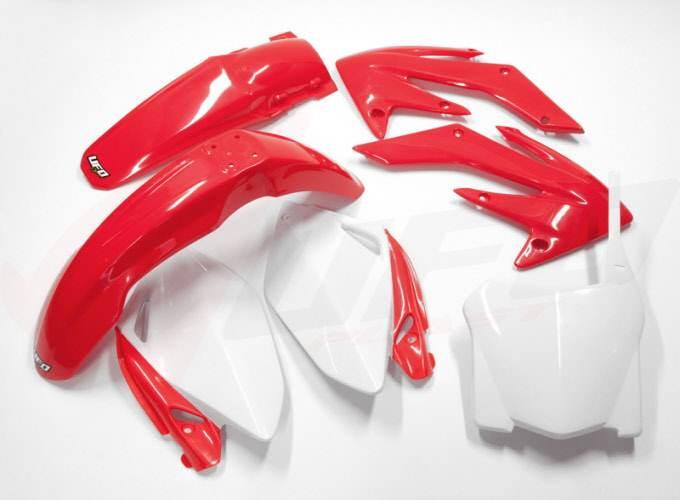 Ufo Komplet Plastików Honda Crf 250R '08-'09 Kolor Oem '08 Czerwony/Biały H