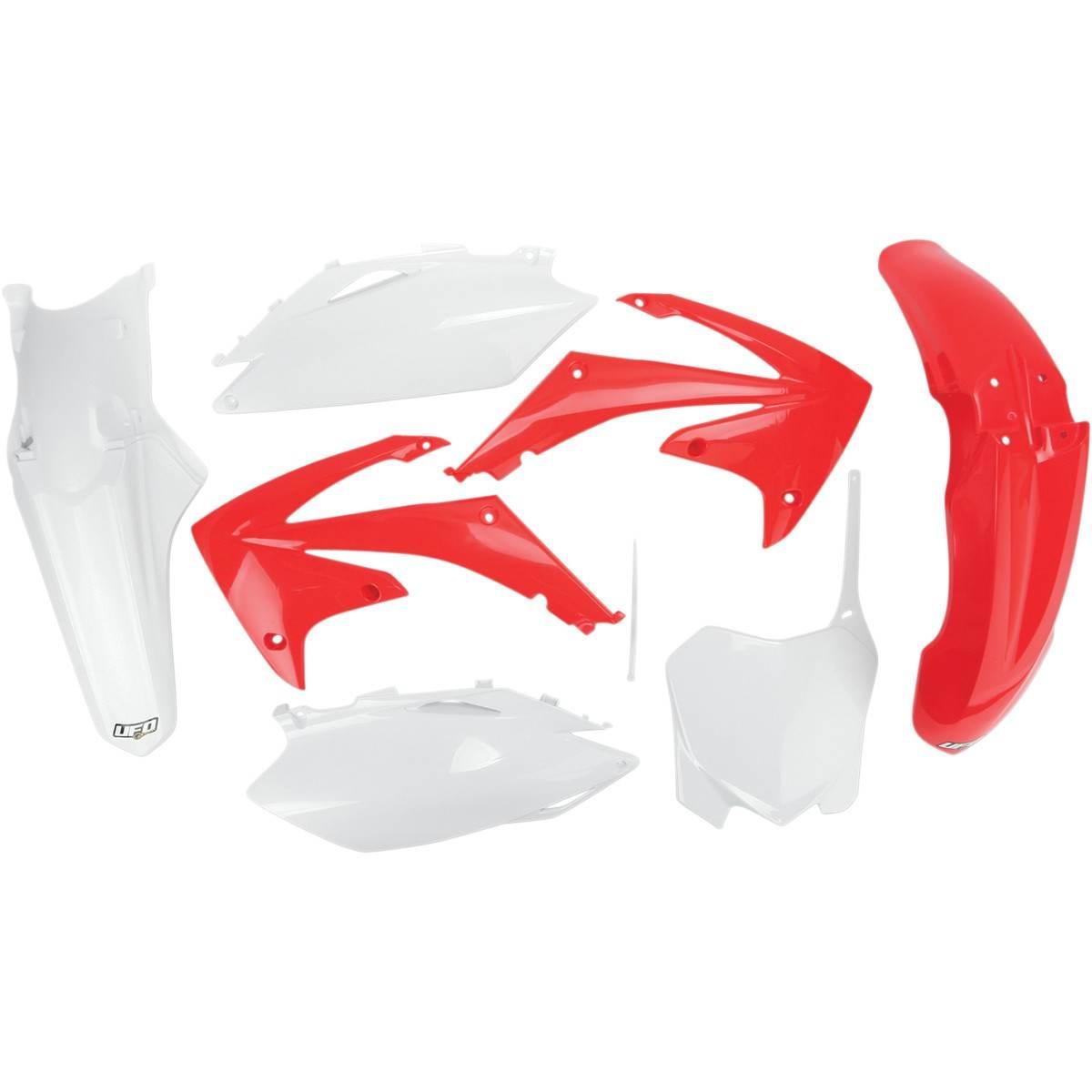 Ufo Komplet Plastików Honda Crf 450 R '09-'10, Crf 250 '10 Kolor Oem Czerwo