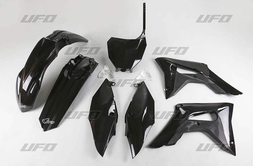 Ufo Komplet Plastików Honda Crf 250R '18-'21, Crf 450R '17-'20 Kolor Czarny