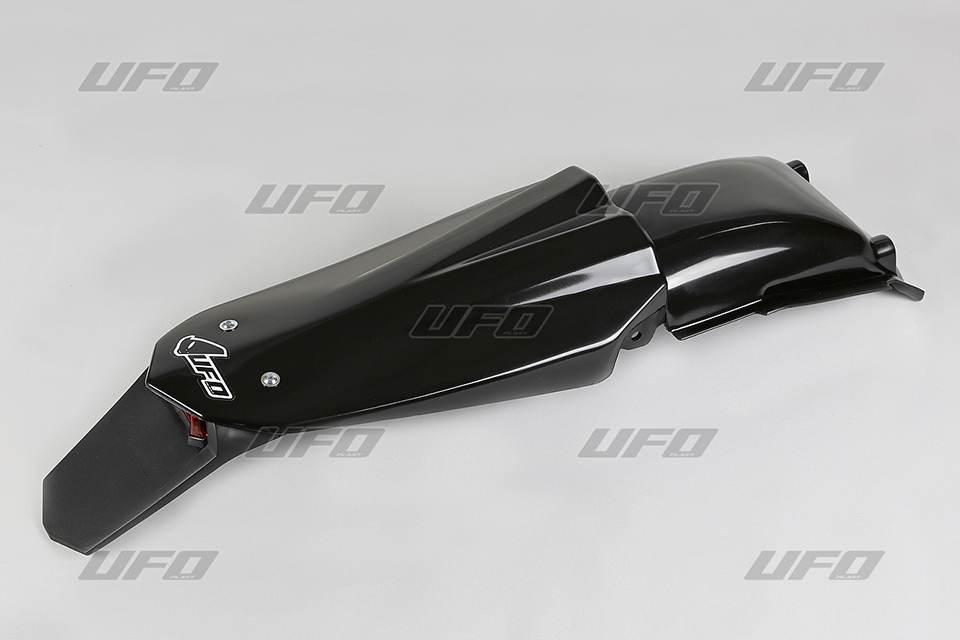 Ufo Błotnik Tył Husqvarna 2T '05-'09, 4T '05-'07 Z Lampką Kolor Czarny