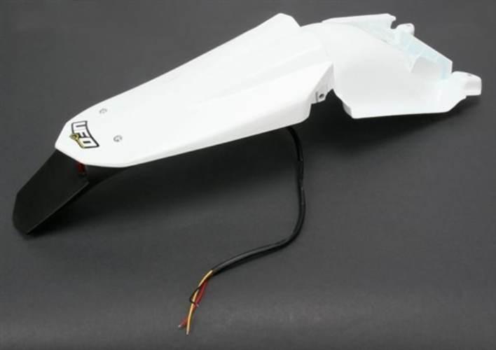 Ufo Błotnik Tył Husqvarna 4T '08-'09 Z Lampką Kolor Biały