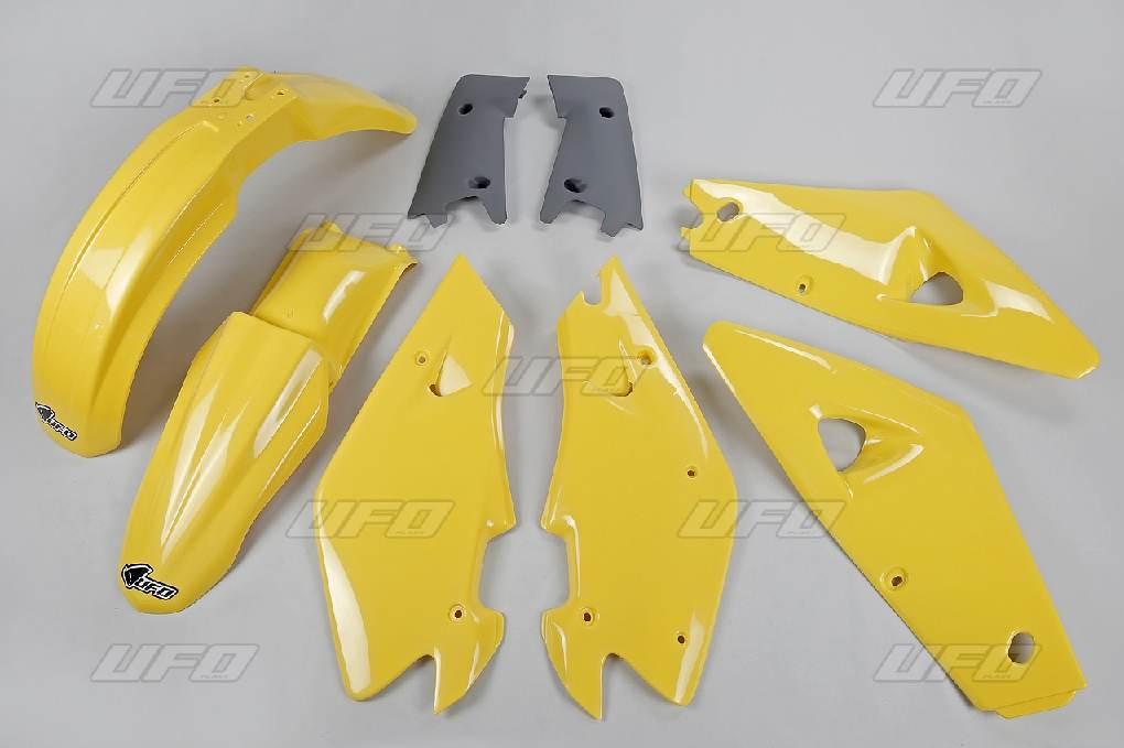 Ufo Komplet Plastików Husqvarna 2T '00-'04, 4T '02-'04 Kolor Oem Żółty/Graf