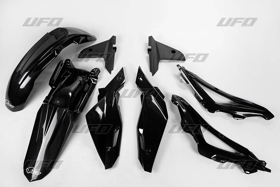 Ufo Komplet Plastików Husqvarna Tc 250/300/450 '09-'13 Kolor Czarny Hu610E0