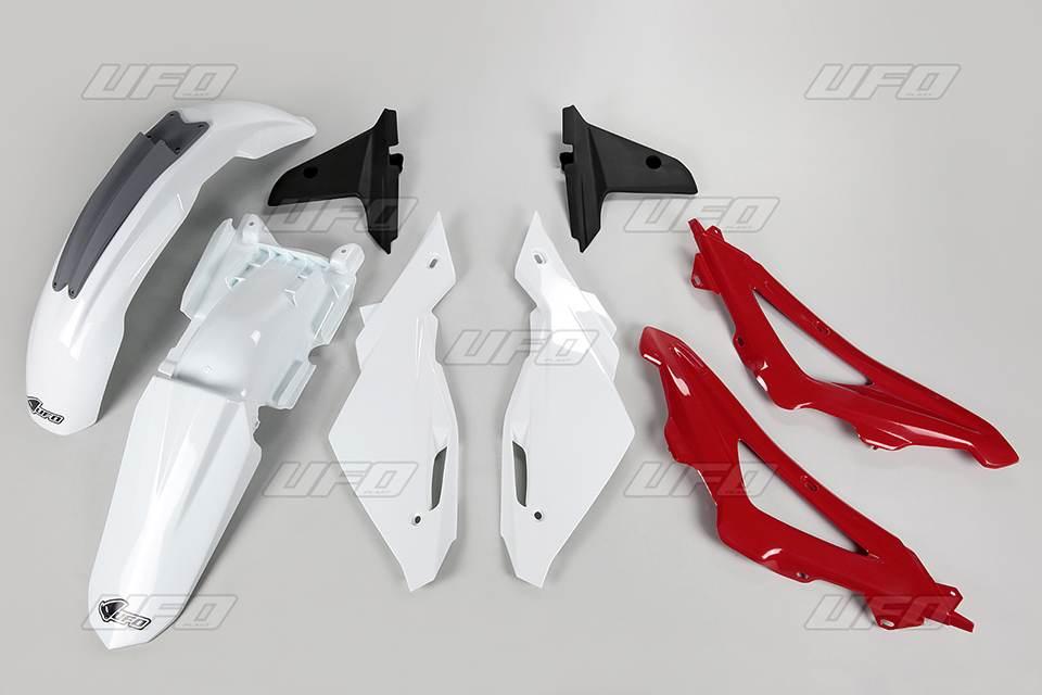 Ufo Komplet Plastików Husqvarna Cr 125 '09-'13 Kolor Oem Biały/Czerwony/Cza