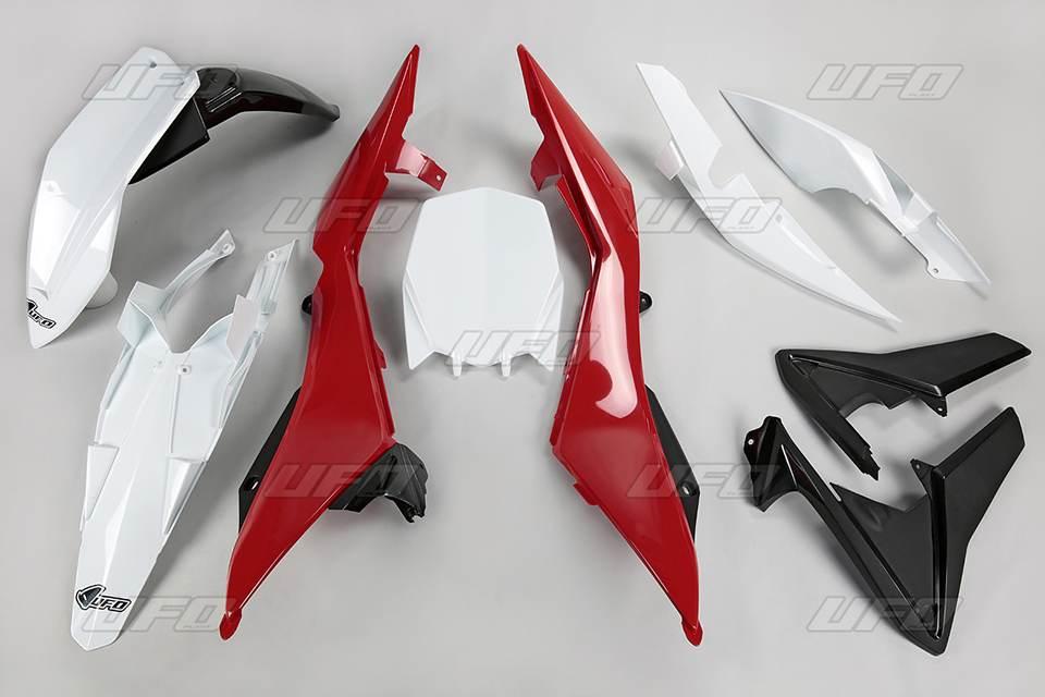 Ufo Komplet Plastików Husqvarna Tc 499 4T '11-'13 Kolor Oem Biały/Czerwony/