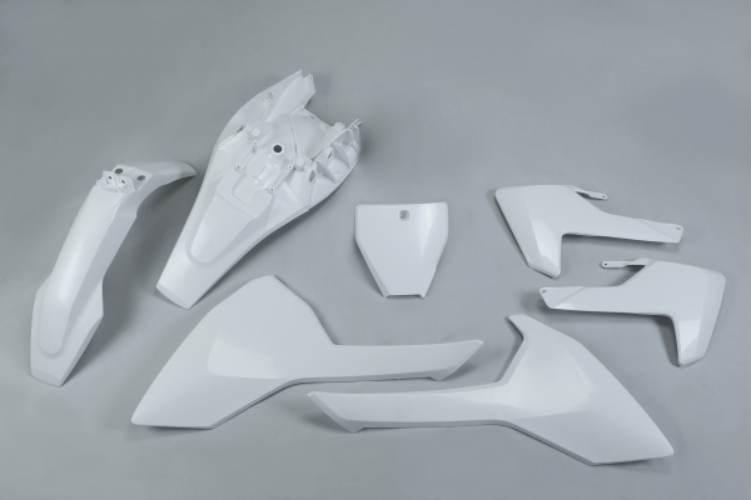 Ufo Komplet Plastików Husqvarna Tc 85 '18-'24 Kolor Oem Biały Hu620E999